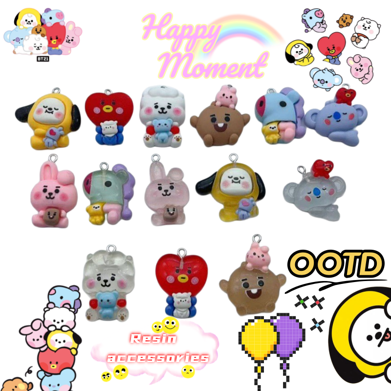Jewelry Making Kits - BT21 mang chimmy shooky koya anime
