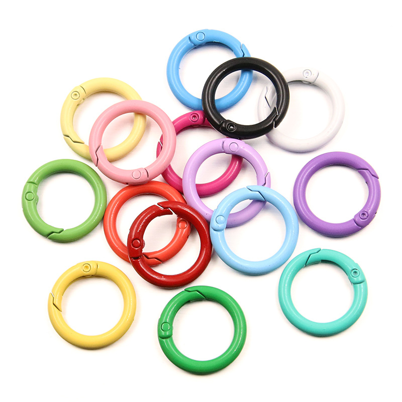 Jewelry Making Class - 5-20pcs Colorful Spring O Rings Round