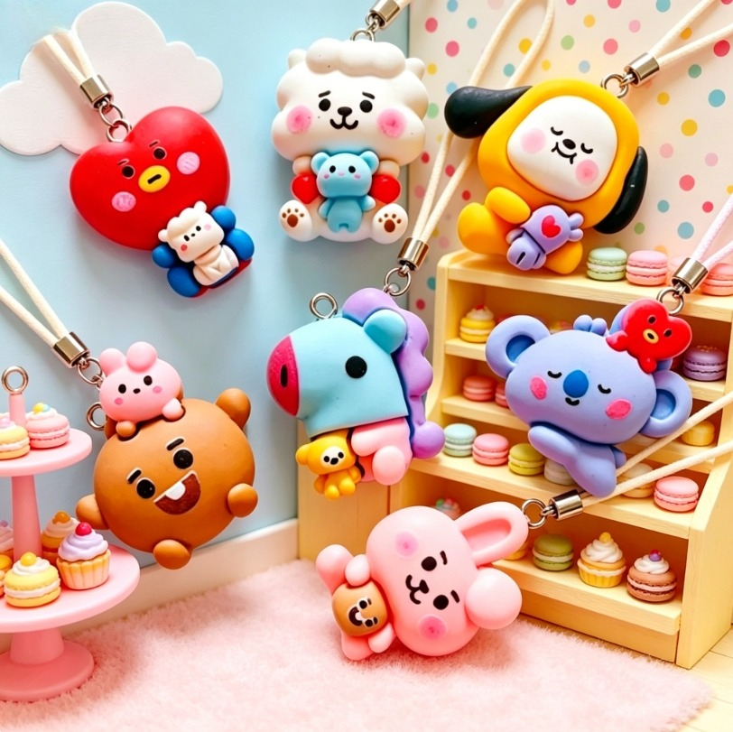 Jewelry Making Materials - 70PCS Kawaii Dog Bunny Cute Resin