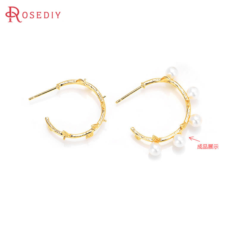 Jewelry Making Kits - 6PCS 18K Gold Color Brass with