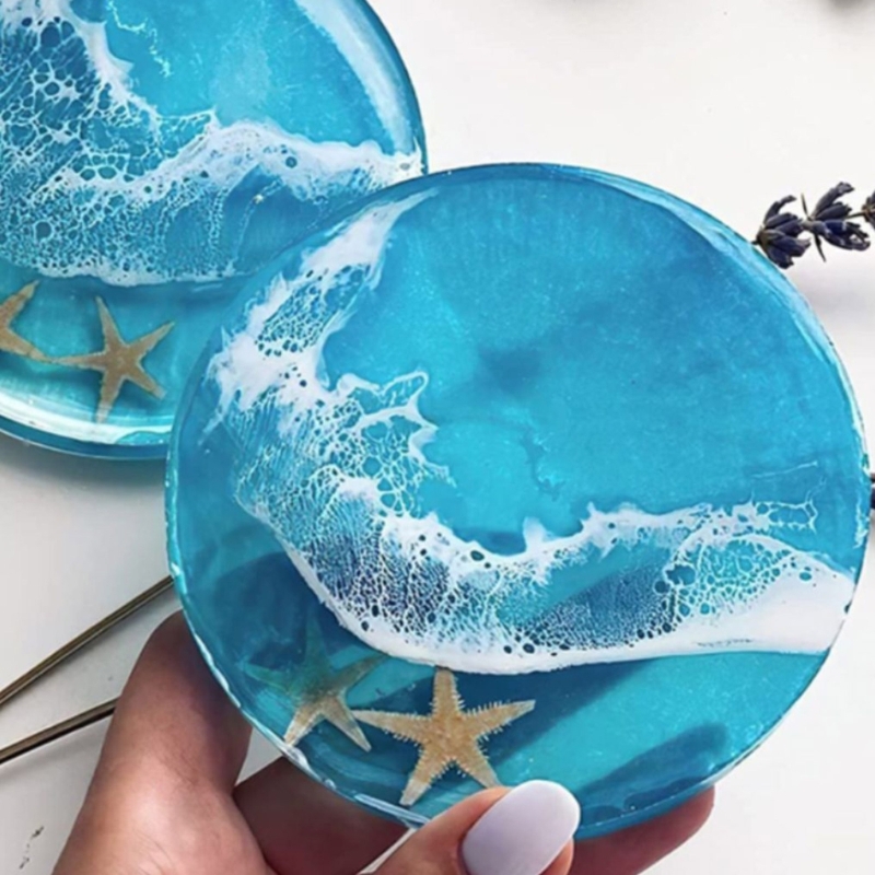 Round Coaster Resin Mould Disc - Jewelry Making Table recensione e prezzo