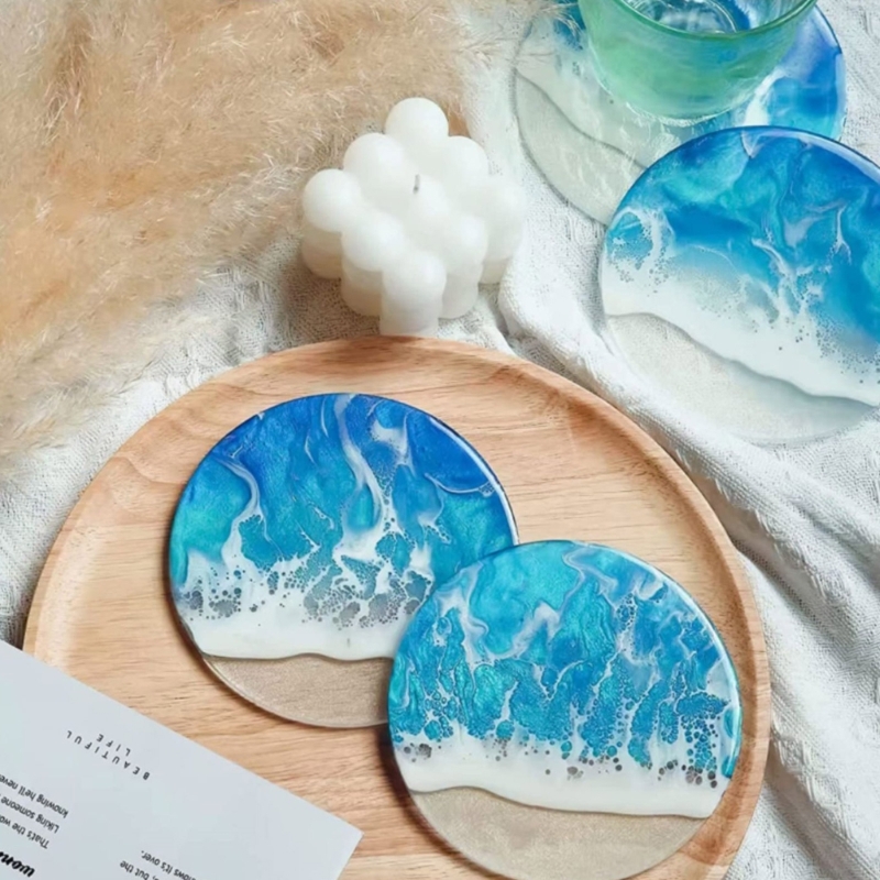 Round Coaster Resin Mould Disc - Jewelry Making Table recensione e prezzo