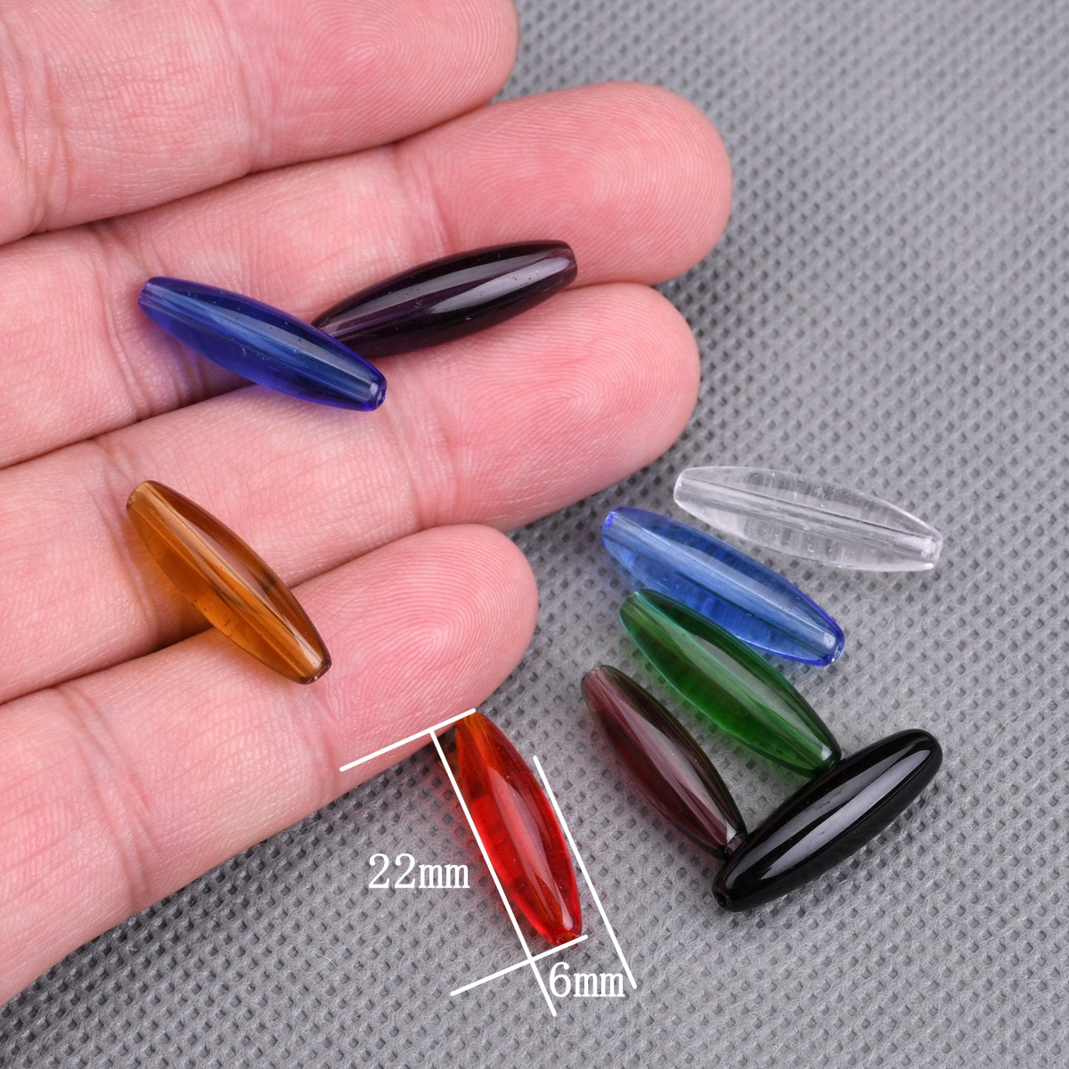 20pcs Oval Tube Shape 22mm x 6 - Crimp Bead Tube recensione e prezzo