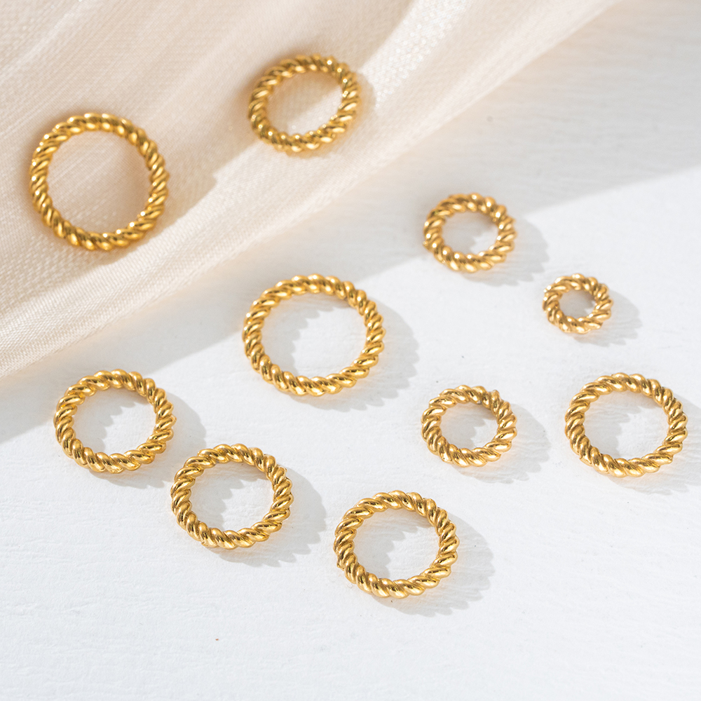 20Pcs Stainless Steel Round Tw - Jewelry Making Loops recensione e prezzo