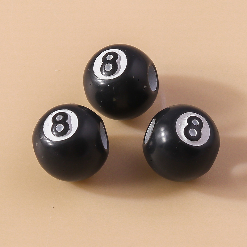 50pcs Resin 3D Black No 8 Bill - Jewelry Making Table recensione e prezzo