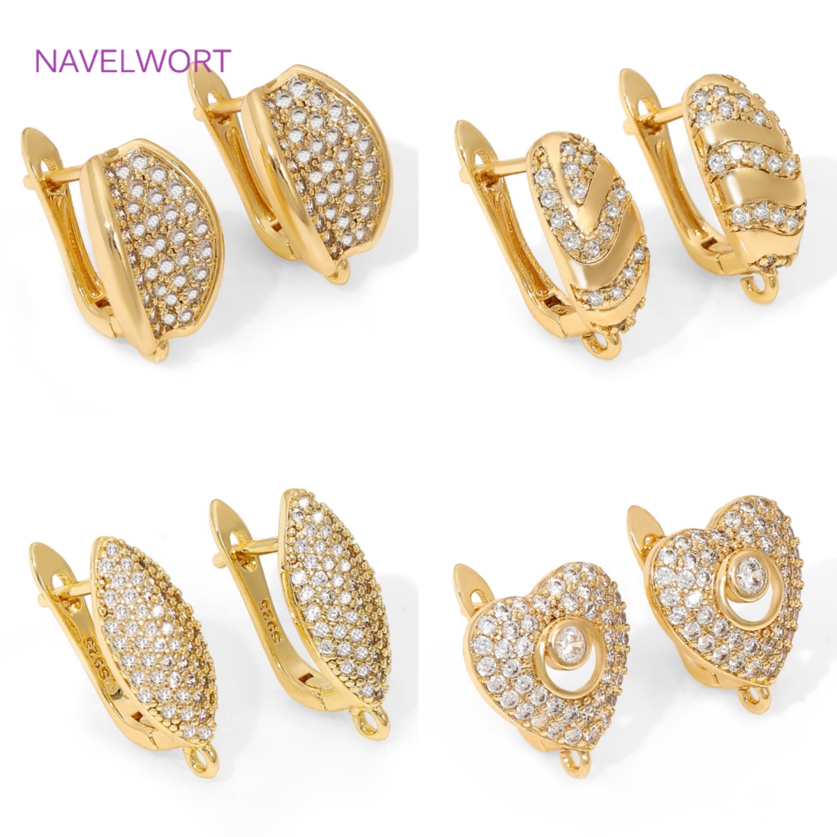 18K Gold Plated Brass Earwires - Jewelry Making Kits recensione e prezzo