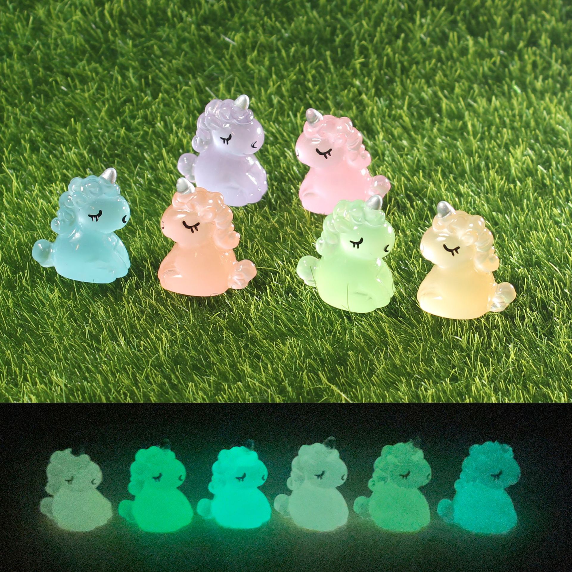 10Pcs Kawaii Cute Luminous 3D  - Jewelry Making For 5 Year Old recensione e prezzo