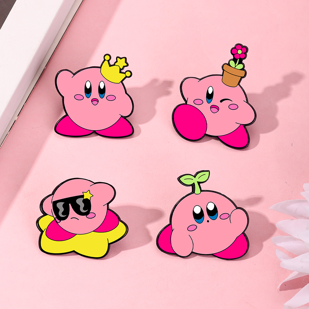 4pcs Kirby Enamel Lapel Pins S - Jewelry Making Kits recensione e prezzo