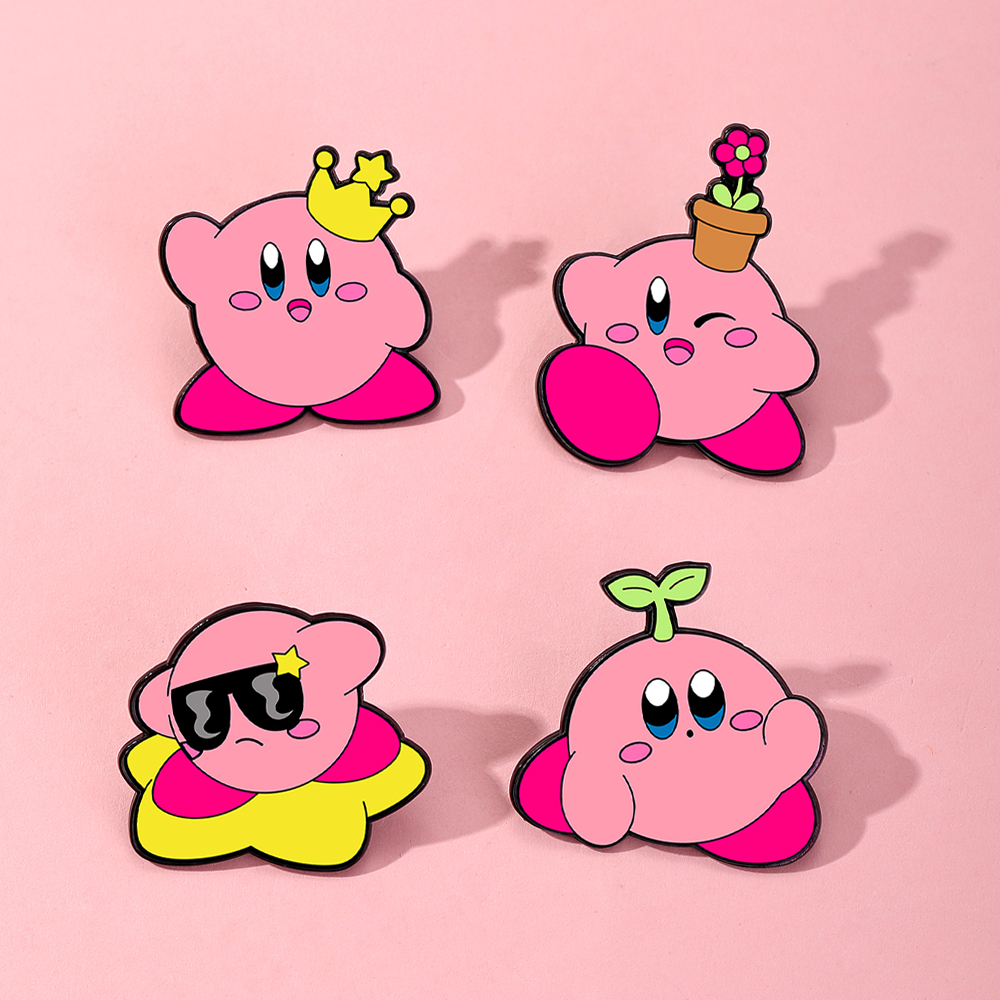 4pcs Kirby Enamel Lapel Pins S - Jewelry Making Kits recensione e prezzo