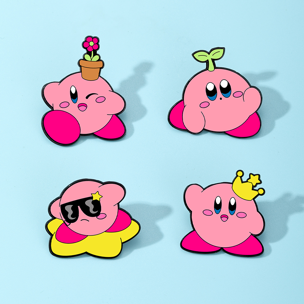 4pcs Kirby Enamel Lapel Pins S - Jewelry Making Kits recensione e prezzo