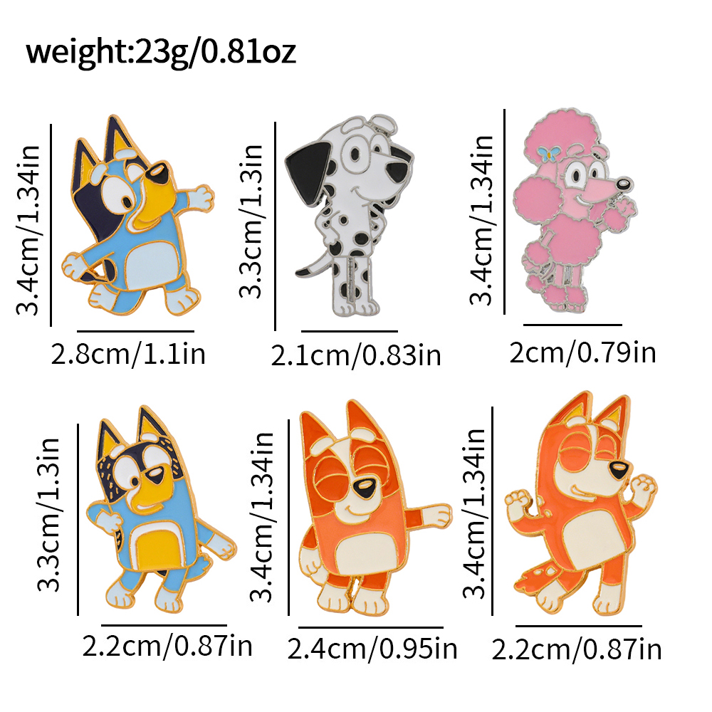 6pcs/Set Bingo Dogs Enameled L - Jewelry Making Kits recensione e prezzo