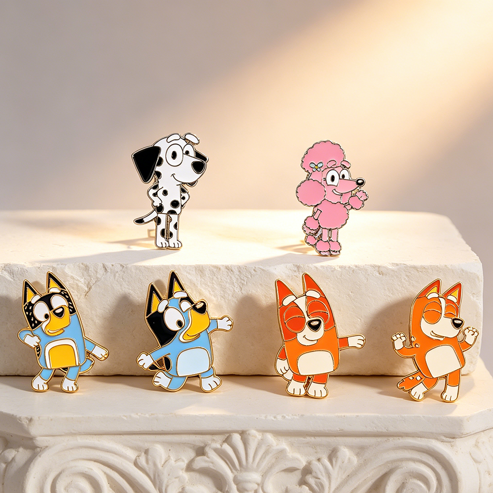 6pcs/Set Bingo Dogs Enameled L - Jewelry Making Kits recensione e prezzo