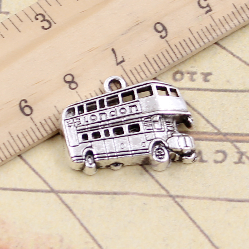 10pcs Charms London Bus Car 20 - Jewelry Making London recensione e prezzo