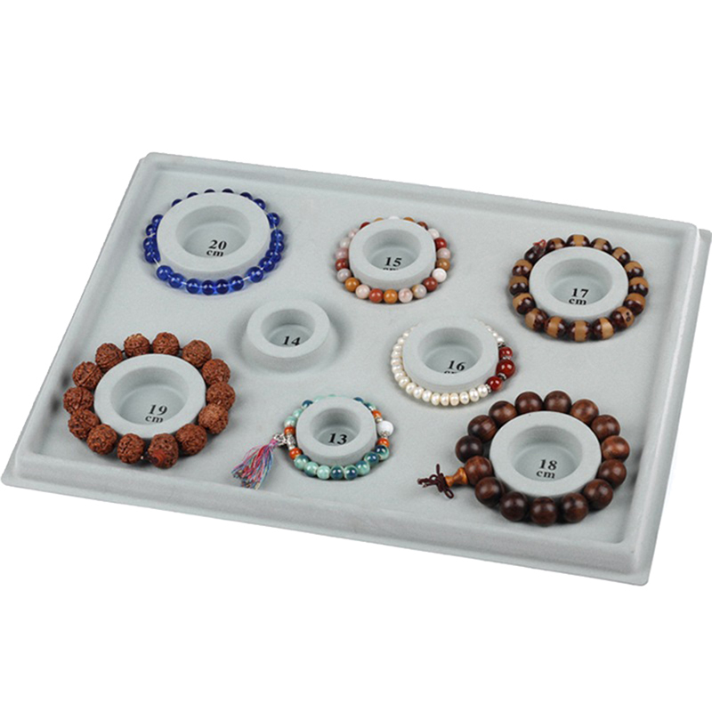 Gray Flocked Bead Board Bracel - Jewelry Making Table recensione e prezzo