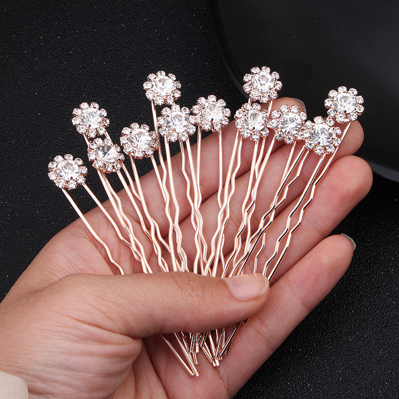12PK/Set Fashion Rhinestone Fl - Jewelry Making Kits recensione e prezzo