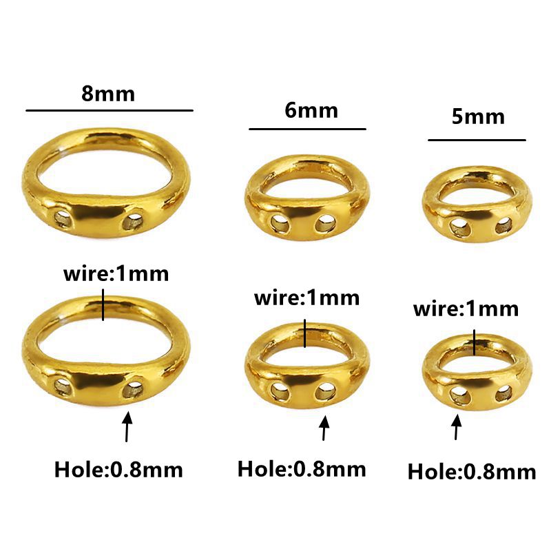 30pcs 5/6/8mm Stainless Steel  - Jewelry Making Class recensione e prezzo