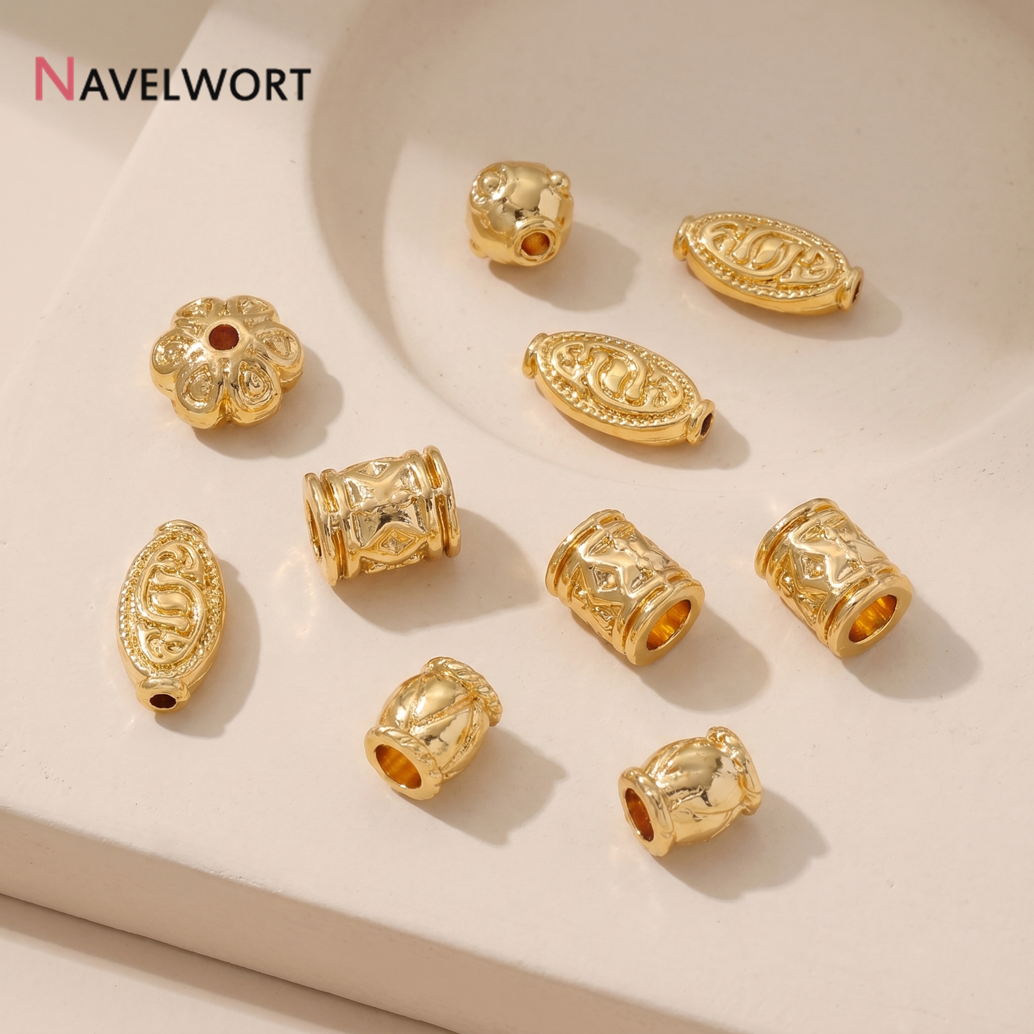 14K Gold Plated Brass Metal Tu - Crimp Bead Tube recensione e prezzo