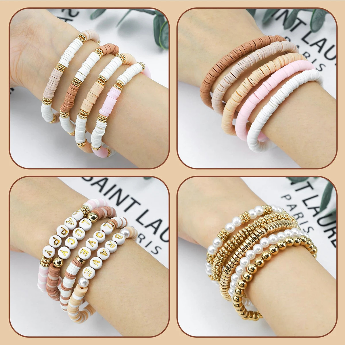 1970pcs light pink clay bead s - Jewelry Making Tutorials recensione e prezzo