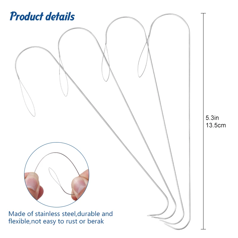 2/5Pcs 5.3 Inches Large Eye Cu - Jewelry Making Table recensione e prezzo