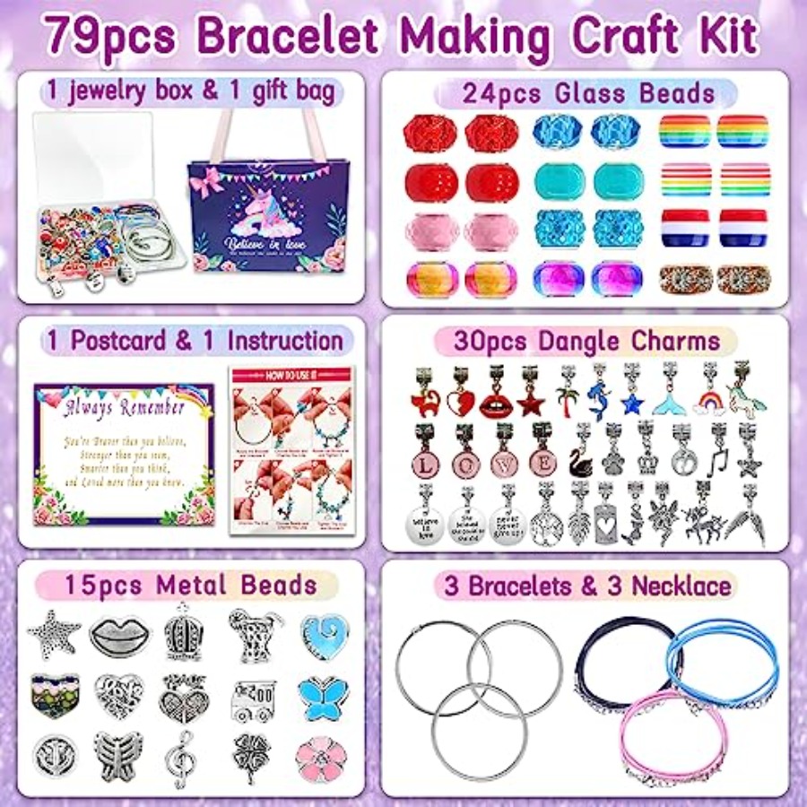 Charm Bracelet/Jewelry Making  - Jewelry Making For 5 Year Old recensione e prezzo