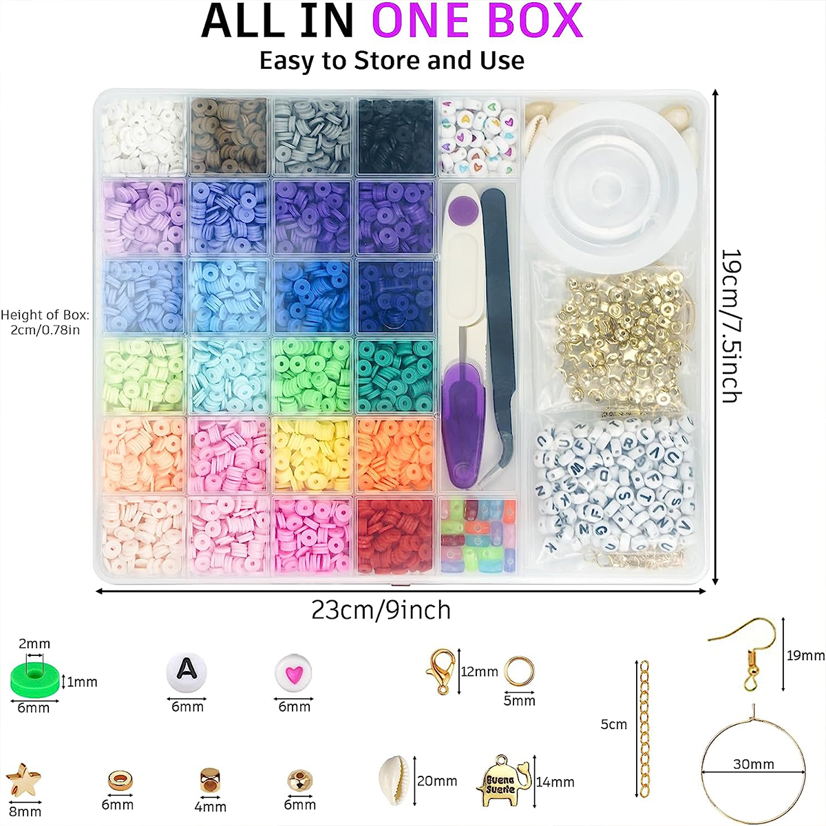 6000 Pcs 24 Colors Flat Round  - Jewelry Making Tutorials recensione e prezzo