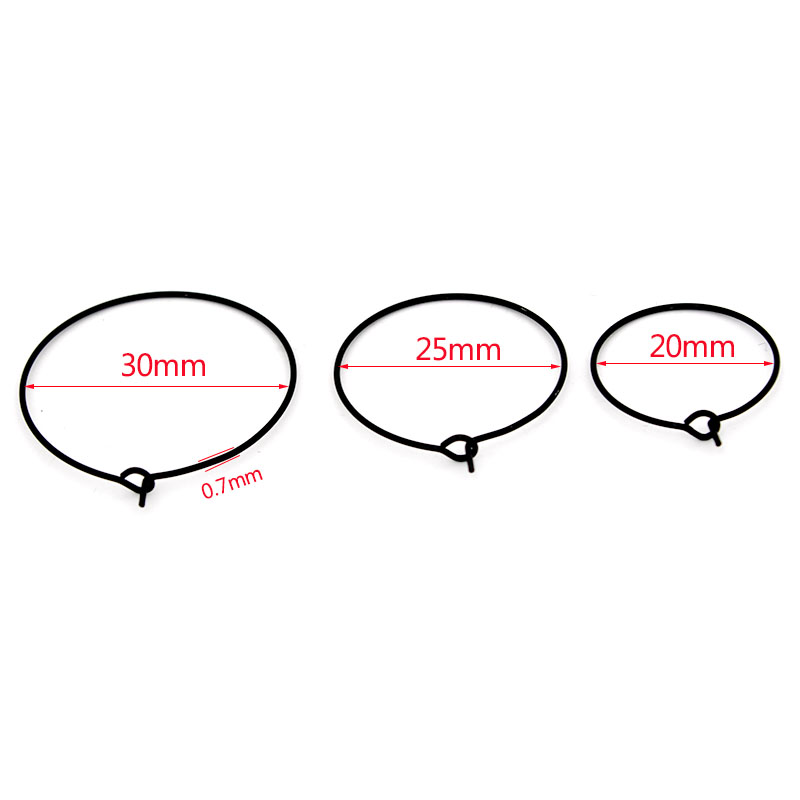 20Pcs 20mm 25mm 30mm Stainless - Jewelry Making Loops recensione e prezzo