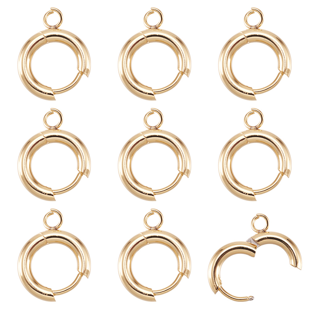 10pcs 201 Stainless Steel Hugg - Jewelry Making Loops recensione e prezzo