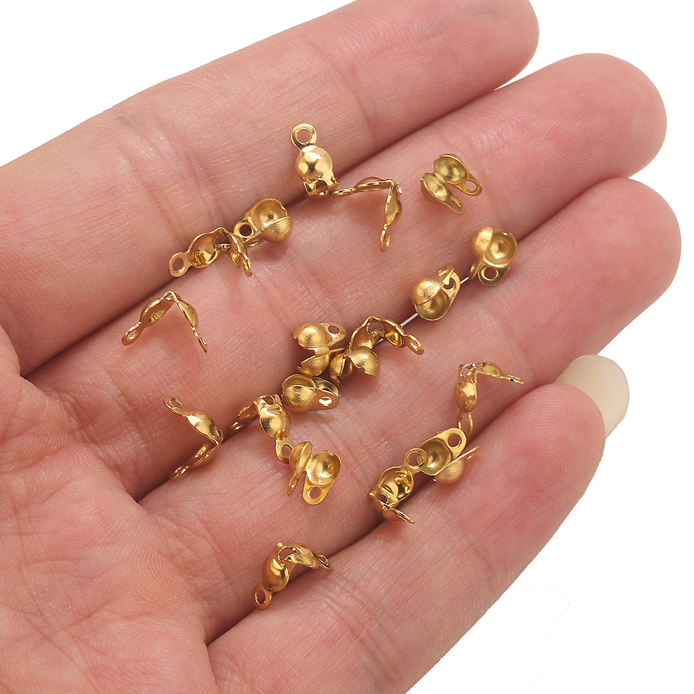 50pcs PVD Gold Plated Stainles - Jewelry Making Materials recensione e prezzo