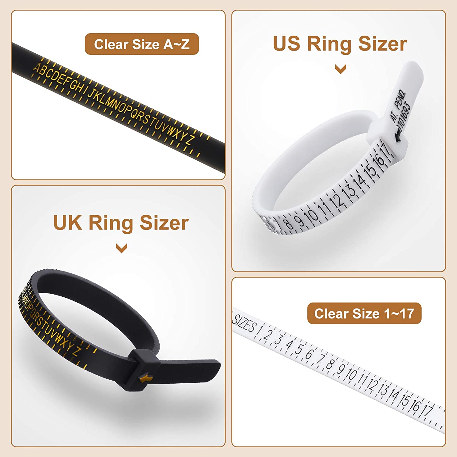 11 Pieces Of US UK Ring Mandre - Jewelry Making Table recensione e prezzo