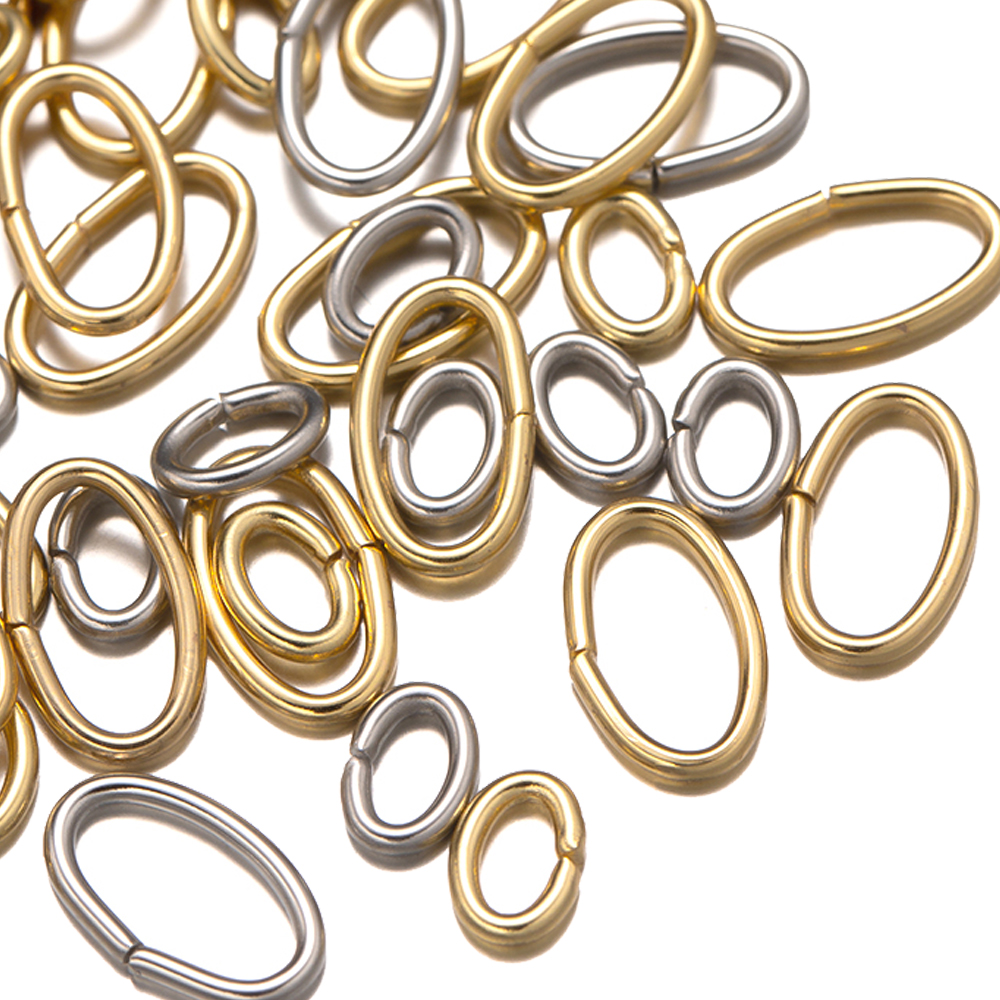 50pcs 3 Colors Stainless Steel - Jewelry Making Loops recensione e prezzo