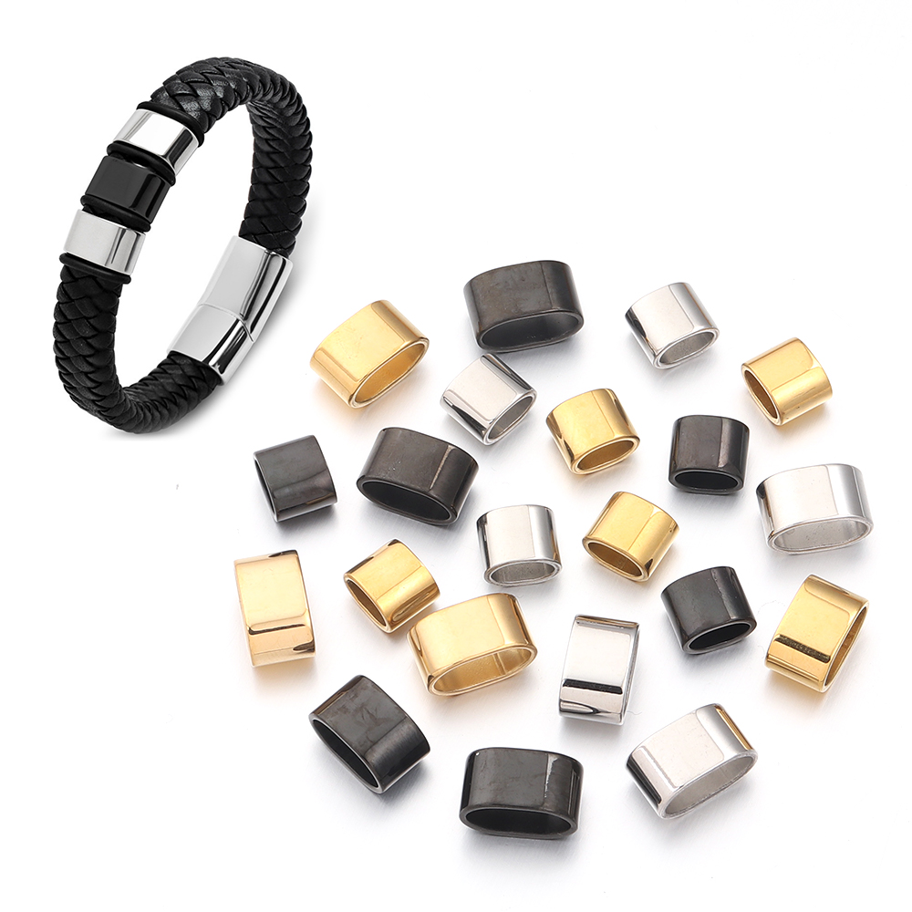 6pcs Flat Stainless Steel Tube - Crimp Bead Tube recensione e prezzo