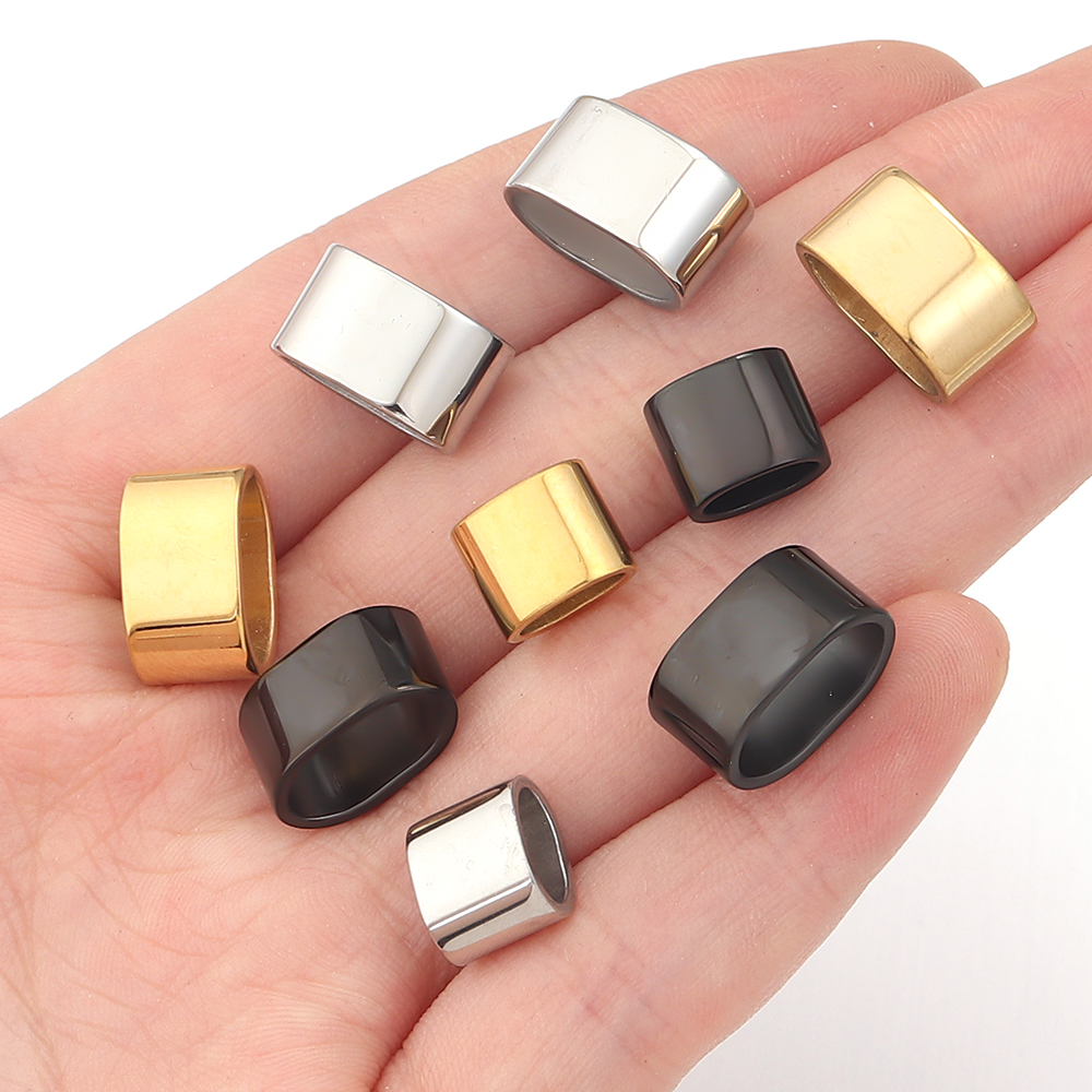 6pcs Flat Stainless Steel Tube - Crimp Bead Tube recensione e prezzo