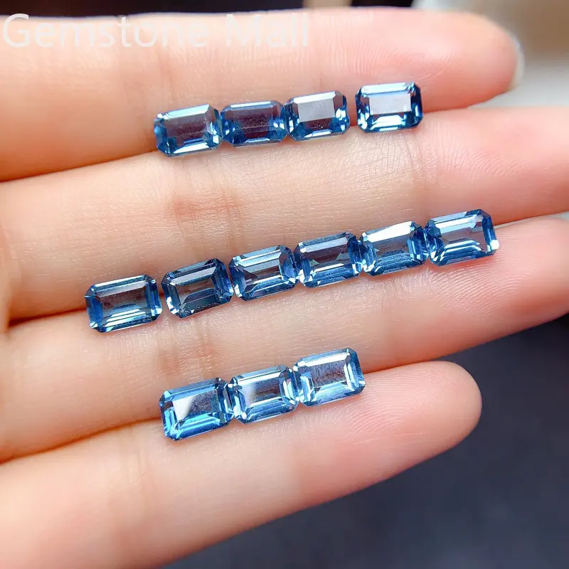 Emerald Cut Natural Topaz 4mm* - Jewelry Making London recensione e prezzo
