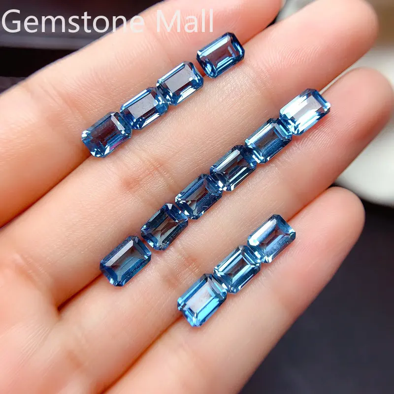 Emerald Cut Natural Topaz 4mm* - Jewelry Making London recensione e prezzo