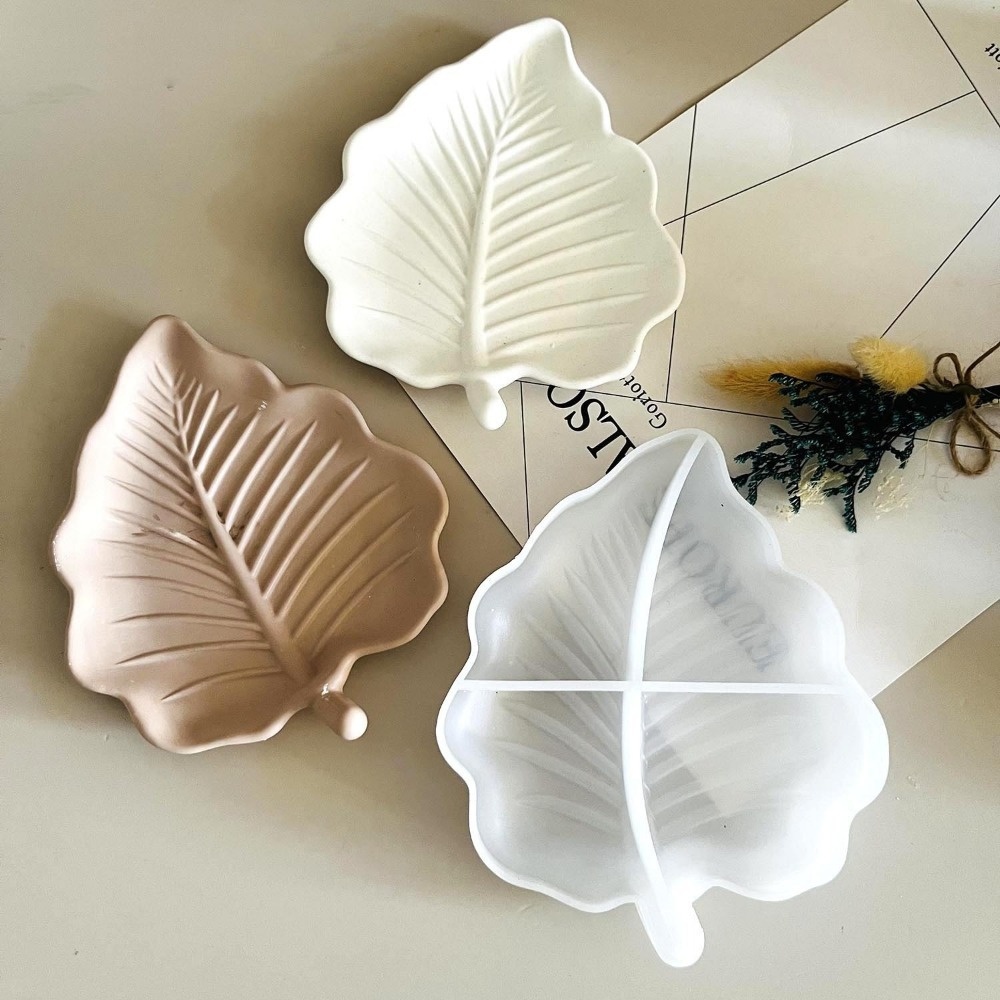 Leaf-shaped tray mold, leaf-sh - Jewelry Making Table recensione e prezzo