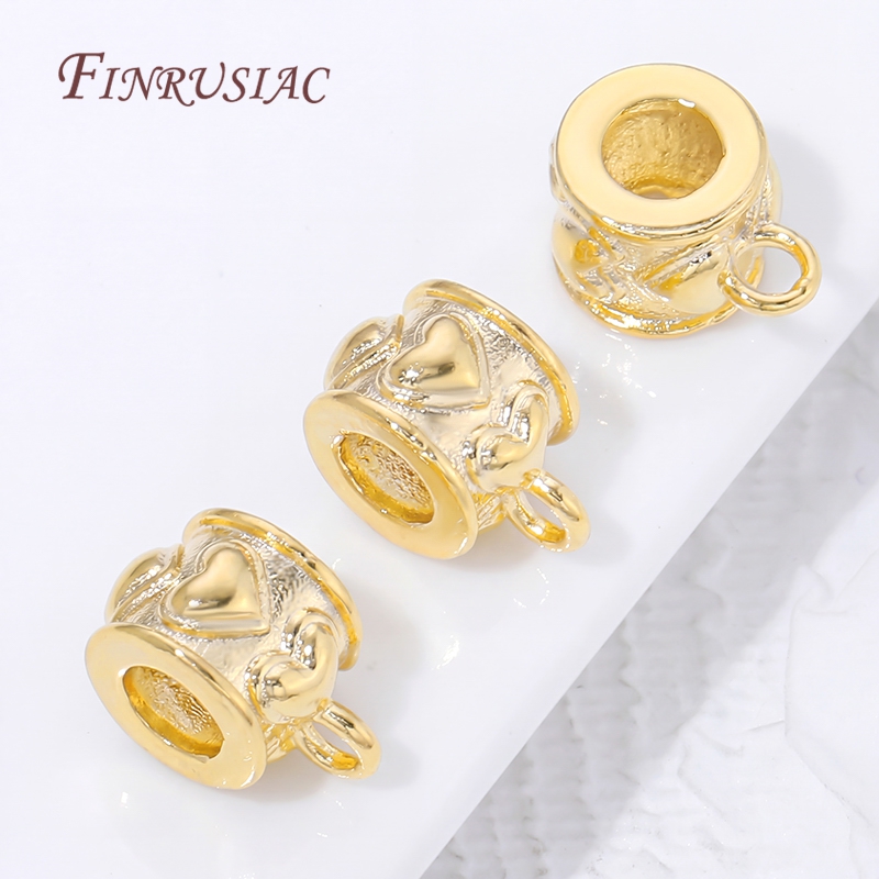 18K Gold Plated Pendant Bail C - Crimp Bead Tube recensione e prezzo
