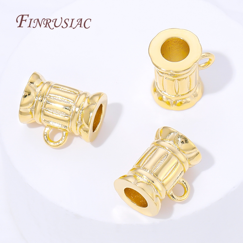 18K Gold Plated Pendant Bail C - Crimp Bead Tube recensione e prezzo