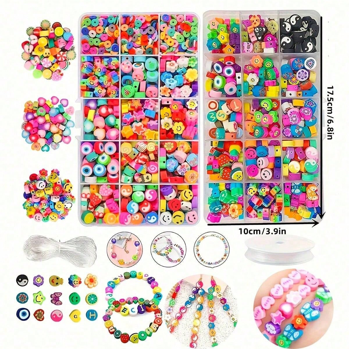1450/1200/250pcs Polymer Clay  - Jewelry Making Kits recensione e prezzo