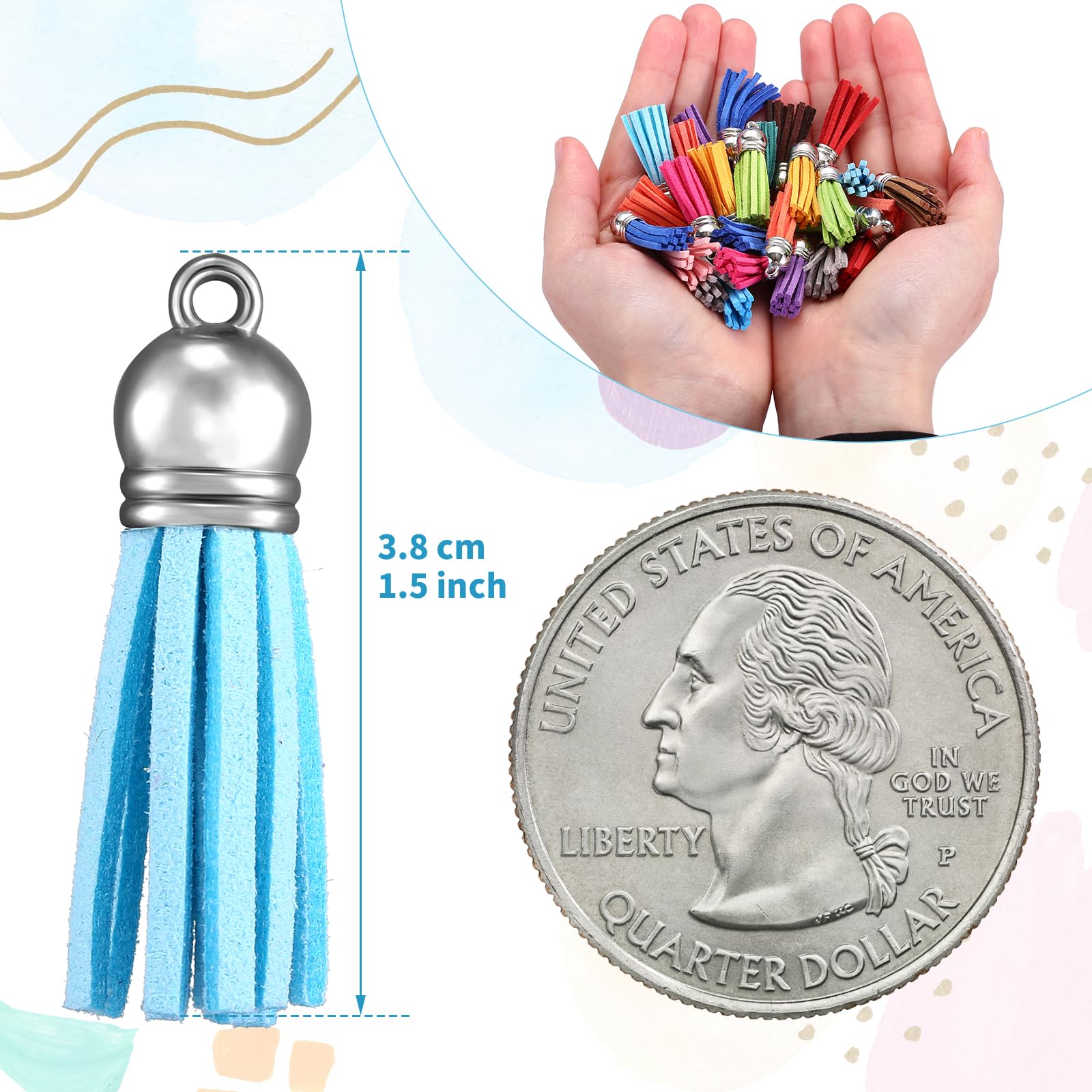 10/20/60 Pcs Mini Tassels Faux - Jewelry Making Tutorials recensione e prezzo