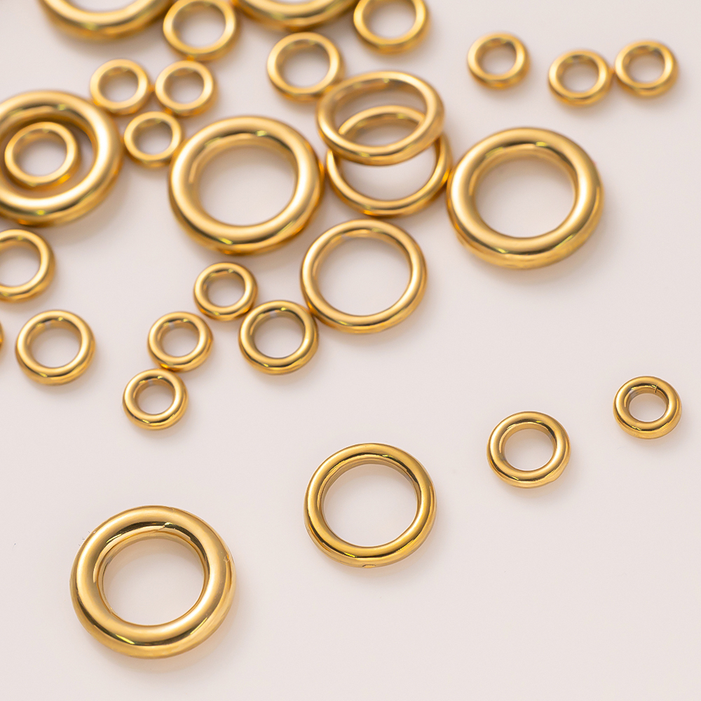 10pcs Stainless Steel Gold O R - Jewelry Making Loops recensione e prezzo