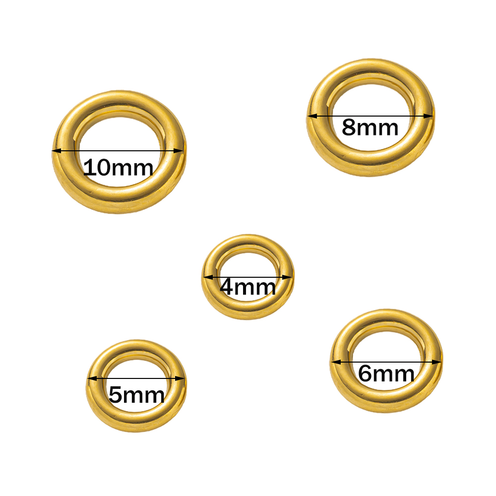 10pcs Stainless Steel Gold O R - Jewelry Making Loops recensione e prezzo