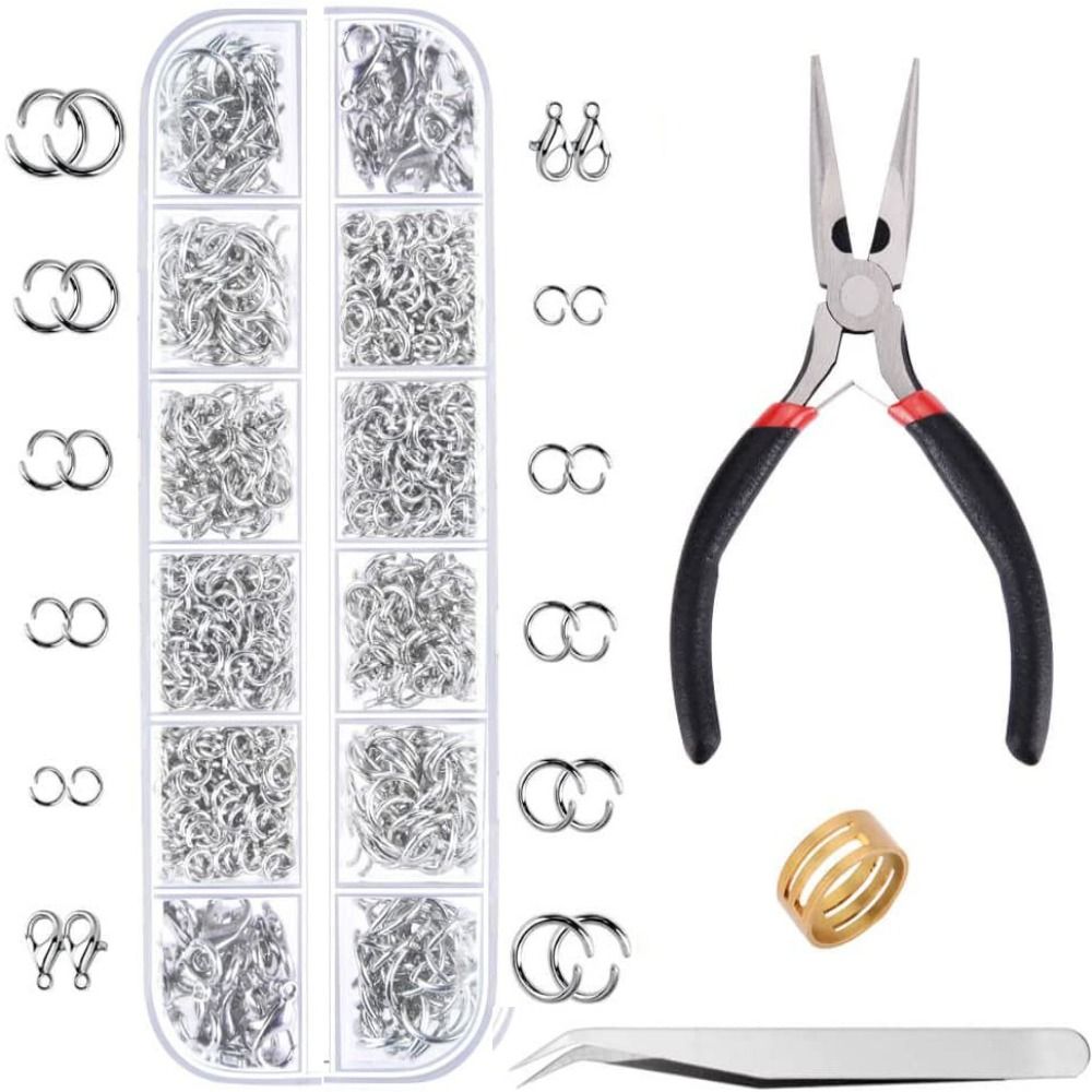 1200pcs 4-10mm Gold Silver Ope - Jewelry Plier Set recensione e prezzo