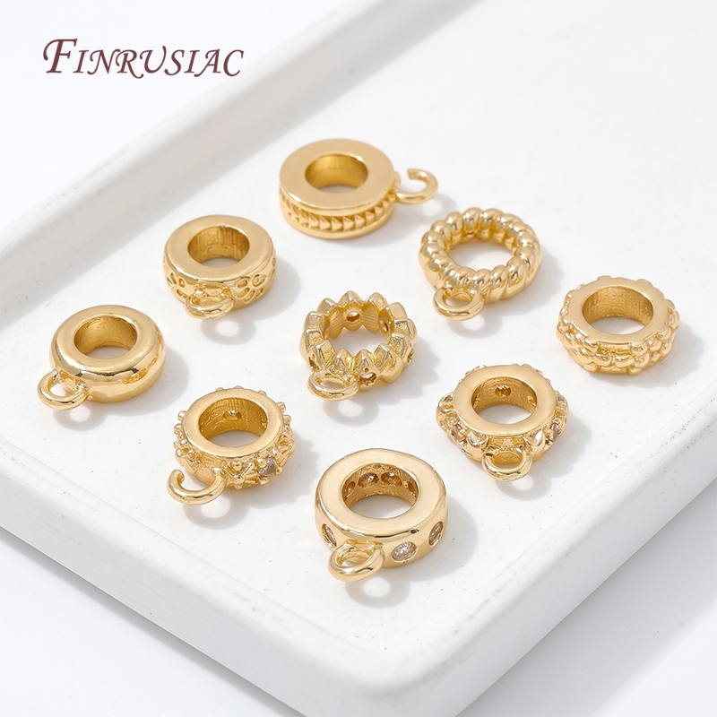 14K Gold Plated CZ Bails For J - Jewelry Making Loops recensione e prezzo