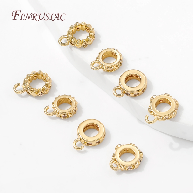 14K Gold Plated CZ Bails For J - Jewelry Making Loops recensione e prezzo
