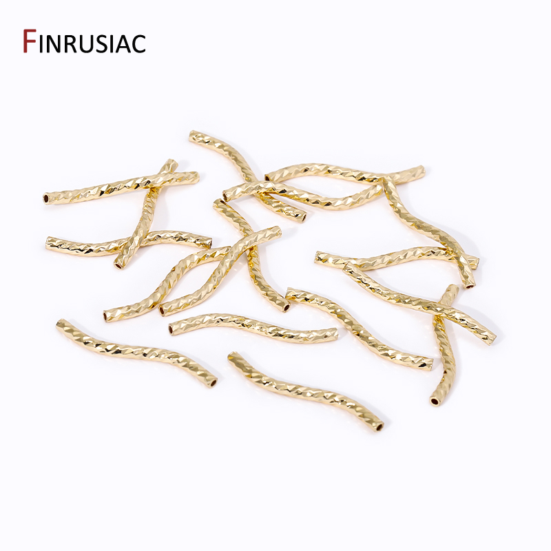 14/18K Gold Plated Brass 20/30 - Crimp Bead Tube recensione e prezzo