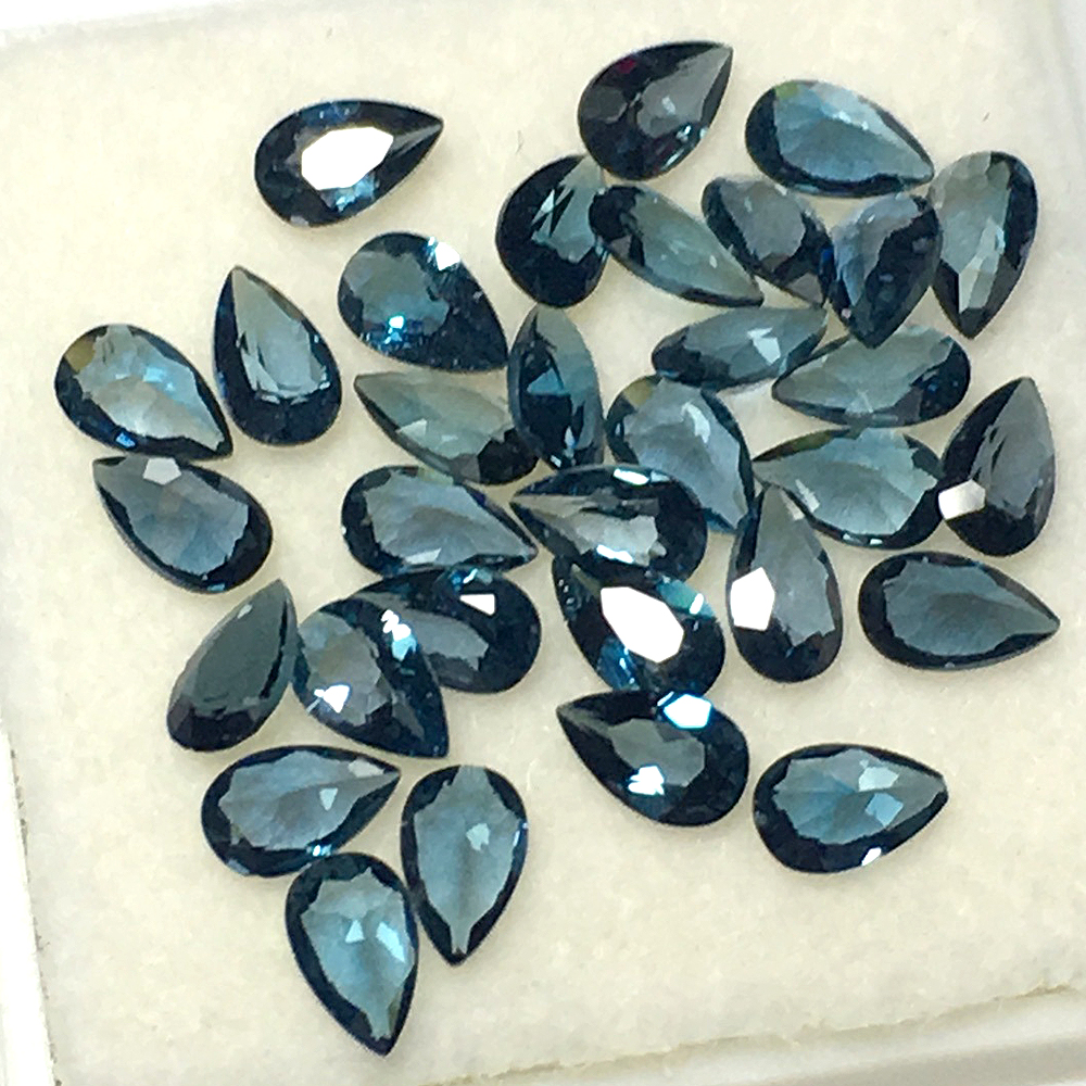 5pcs London Blue Topaz Pear 6x - Jewelry Making London recensione e prezzo