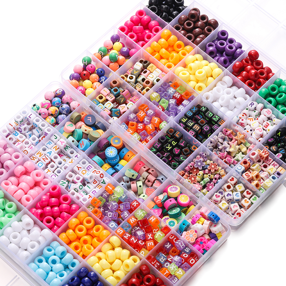 680pcs/Box Colorful Acrylic Po - Jewelry Making Tutorials recensione e prezzo