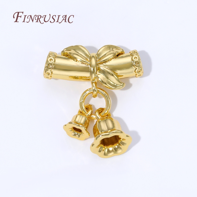 2/4/8Pcs 18K Gold Plated Bail  - Crimp Bead Tube recensione e prezzo