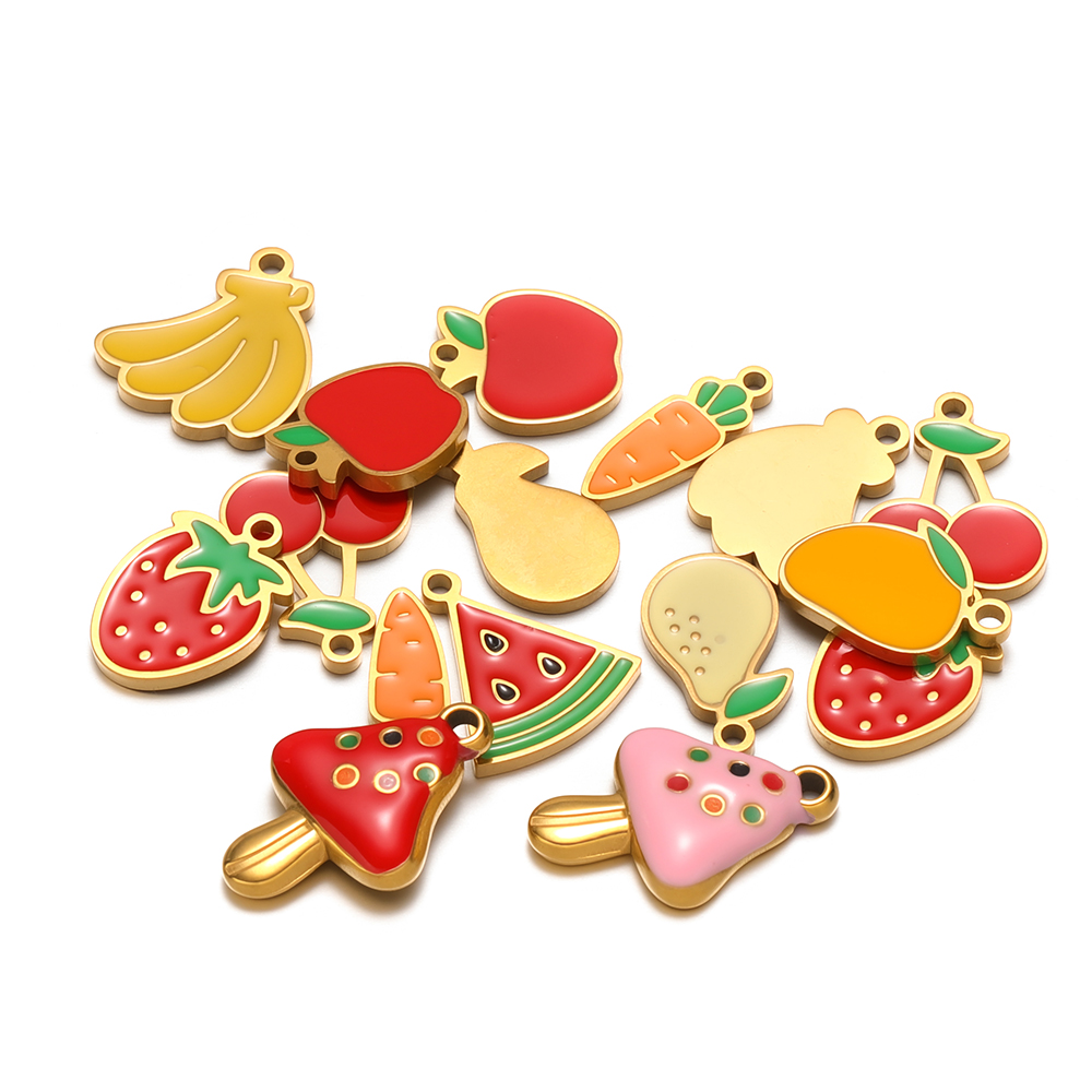 5Pcs Stainless Steel Cute Mush - Jewelry Making For 5 Year Old recensione e prezzo