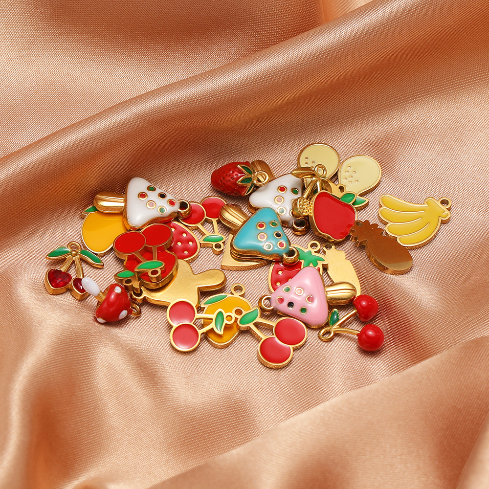 5Pcs Stainless Steel Cute Mush - Jewelry Making For 5 Year Old recensione e prezzo